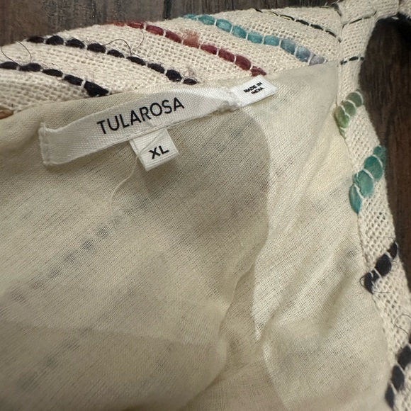 Tularosa Amelia Striped Linen Romper - Picture 6 of 12